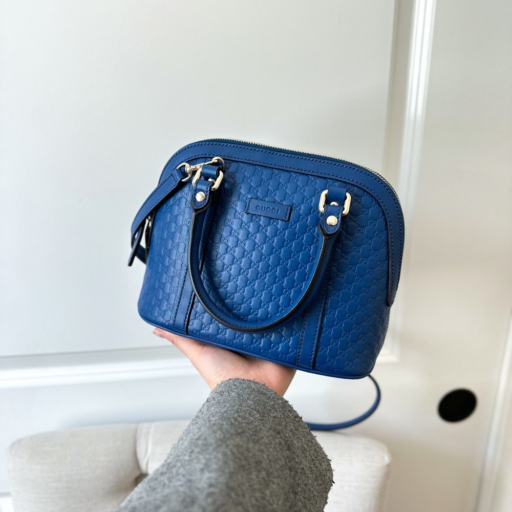 BRAND NEW GUCCI MINI BAG DOME BLUE